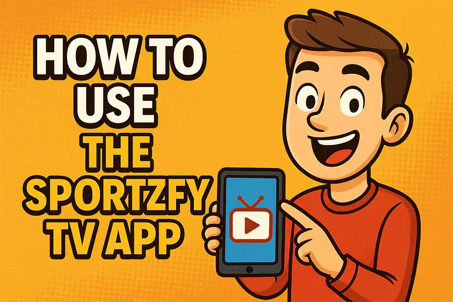 How to Use the Sportzfy TV App